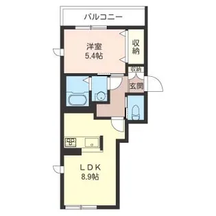 メゾン・ド・リヴァージュ【3階】の間取り