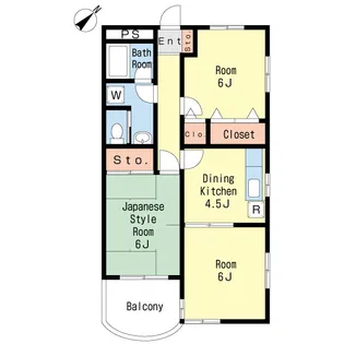 ライフピア行徳2【1階】の間取り