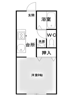 ルミエールナベカ【1階】の間取り