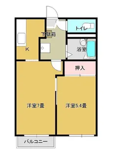 ユーロハイツ【1階】の間取り