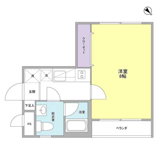 メゾンブランカ【2階】の間取り