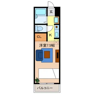 レジーナ海老塚【3階】の間取り