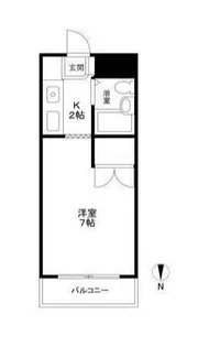 ダイヤモンドレジデンス錦糸町【7階】の間取り