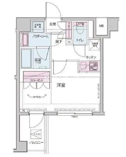 ザ・レジデンス神楽坂II【2階】の間取り