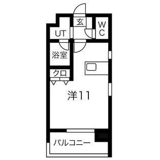 アバンティ淡路【7階】の間取り