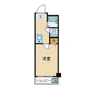 プレール新橋【5階】の間取り