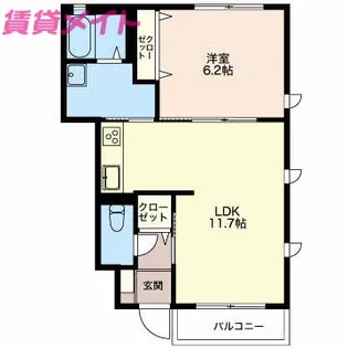 Moderno B【1階】の間取り