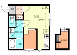 ハピネス【2階】の間取り