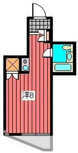 サンライズコーポ【4階】の間取り