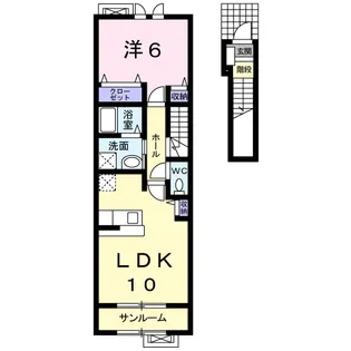 シュティル【2階】の間取り