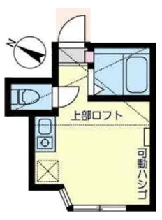 ユナイト中浜バークマン【2階】の間取り