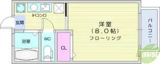 カナディアンビレッジ山手【2階】の間取り