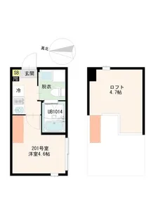 西野MTHレジデンス【1階】の間取り