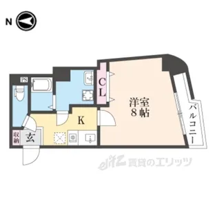 リベールくずは【1階】の間取り