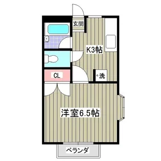 レインボーハウス【1階】の間取り
