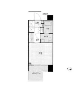 スタジオスクエア住吉【3階】の間取り