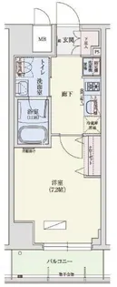 アーバネックス秋葉原EAST【8階】の間取り