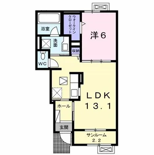 アリエッタ【1階】の間取り