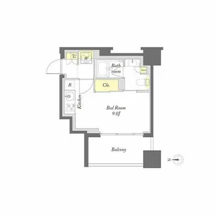 プライムメゾン錦糸町【8階】の間取り