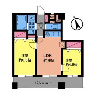 スペランツア仲町台【3階】の間取り