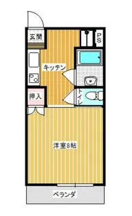 ガーデンビュー石神D【3階】の間取り