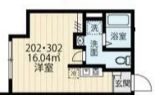 フィオーネ亀有【2階】の間取り