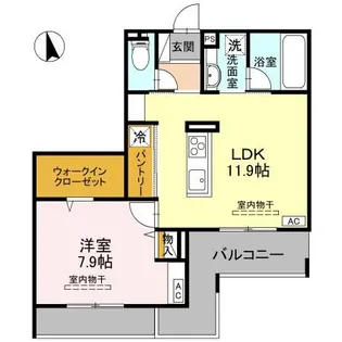 D-Radiante【2階】の間取り