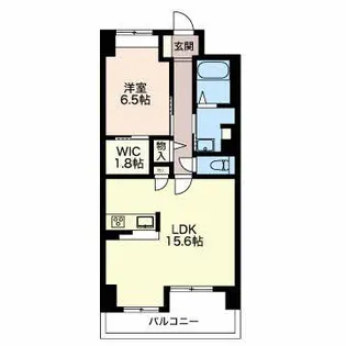 シャンテ岐阜【7階】の間取り