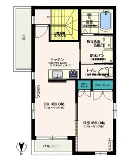 OHANA【3階】の間取り