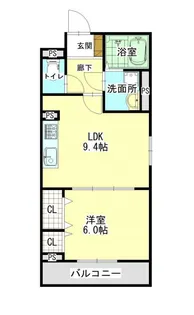 Amagasuka Terrace【3階】の間取り