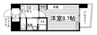 フォレスタ岡山医大前【10階】の間取り