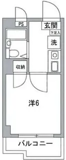 プチシャンプル川崎【5階】の間取り