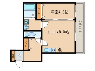アイカーサ麩屋町【2階】の間取り