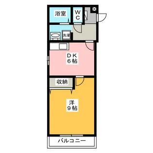 モデスティ【3階】の間取り