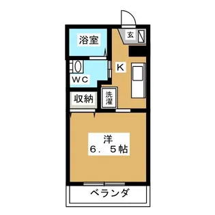 ヒューマンパレス南流山V【2階】の間取り