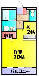 クライムドア【1階】の間取り