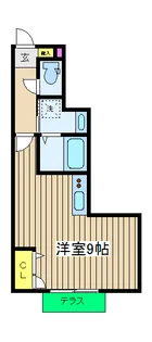 ローズハウス【1階】の間取り