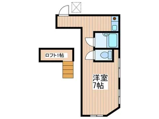 フジモリハイツ【2階】の間取り