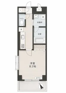 ウェルコート前原【2階】の間取り