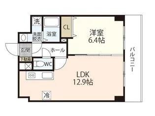 オーベルジュ【6階】の間取り