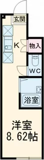 ジュネス南住吉【1階】の間取り