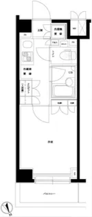 ルーブル目黒不動前【4階】の間取り