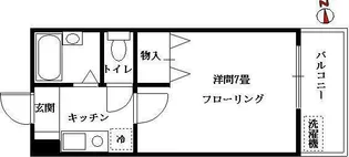 パインフィード國【2階】の間取り
