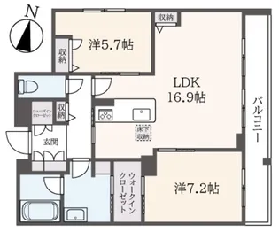 アン ポワリエ【1階】の間取り