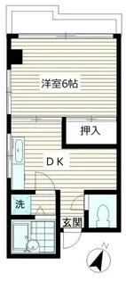 有冨ビル【2階】の間取り