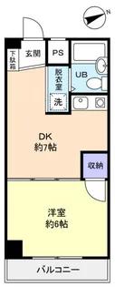 レジデンス松の木【3階】の間取り