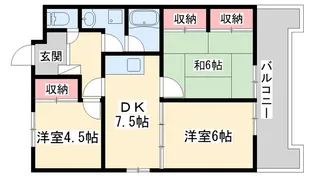 サンブリッジ【2階】の間取り