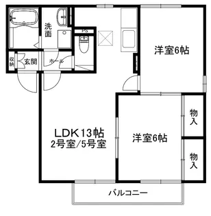 ラジェットロート【2階】の間取り