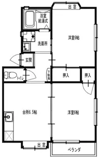 ベルデュールIII【1階】の間取り