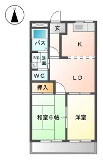 アークヒルズ栄B棟【1階】の間取り
